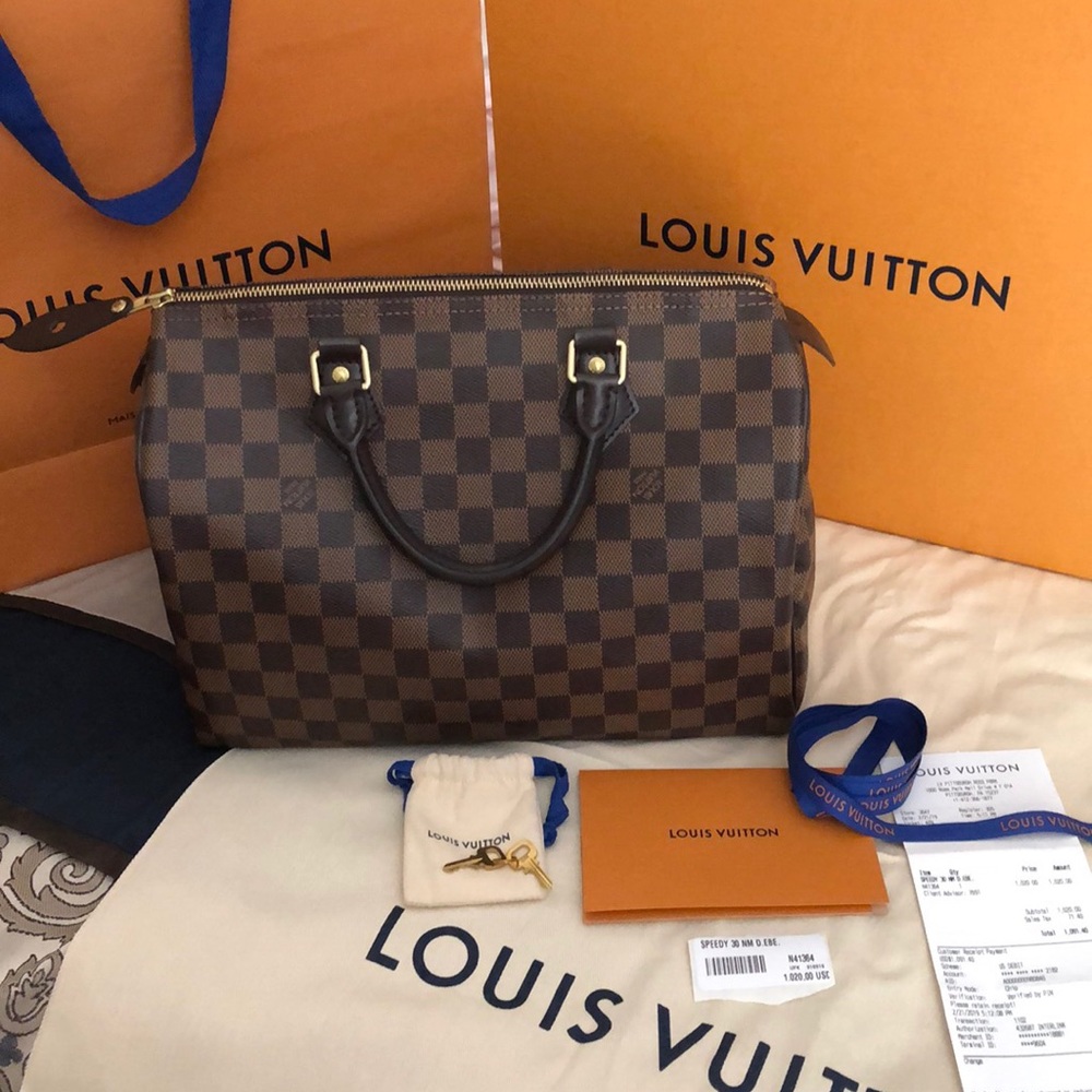 Louis Vuitton Damier Ebene Speedy 30